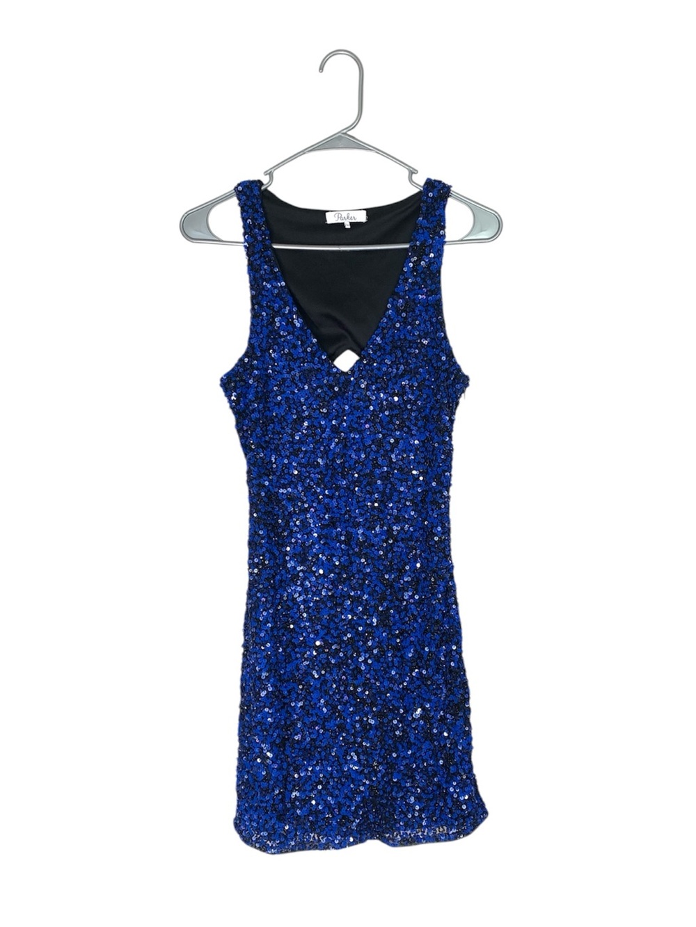 Parker Haiti sequin embellished mini dress size small
